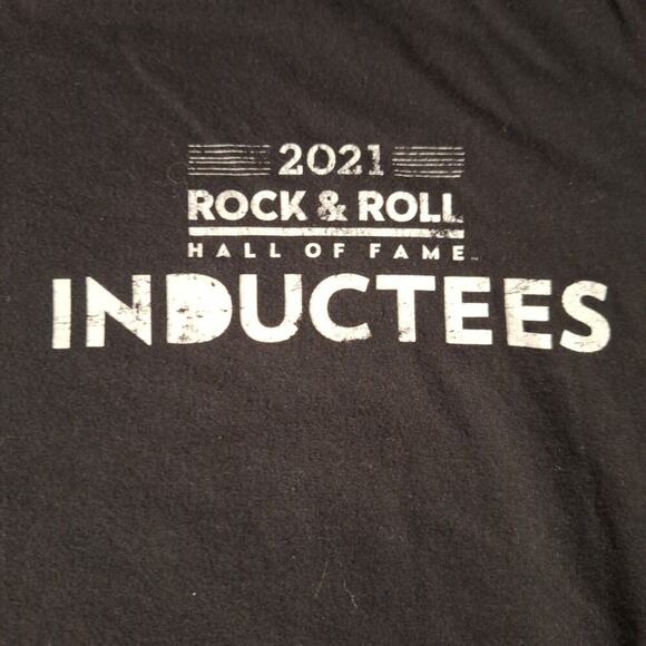 Rock & Roll Hall of Fame 2021 Induction T-Shirt Black Shirt Size Small Cotton - Picture 2 of 7